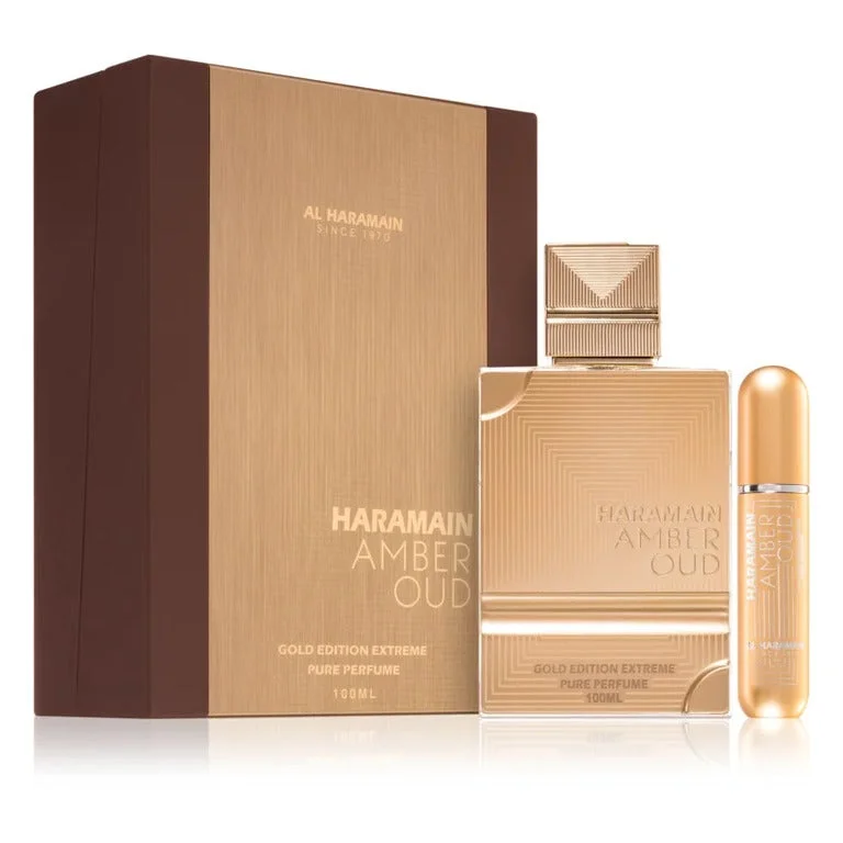 Begränsat erbjudande Al Haramain Amber Oud Gold Edition Extreme Extrait Set
