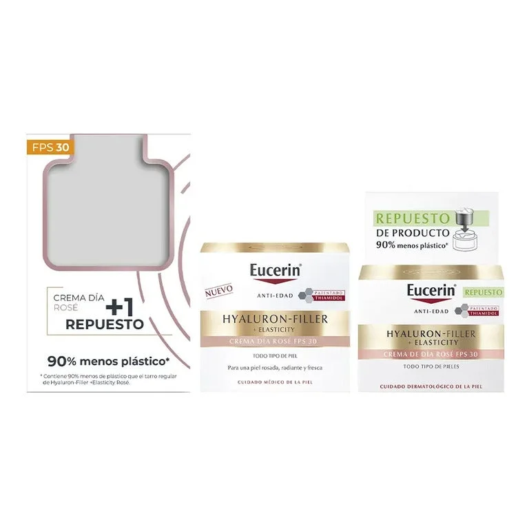 Eucerin Hyaluron-Filler + Elasticity Rose SPF 30 Cream + Refill Set Snabb frakt