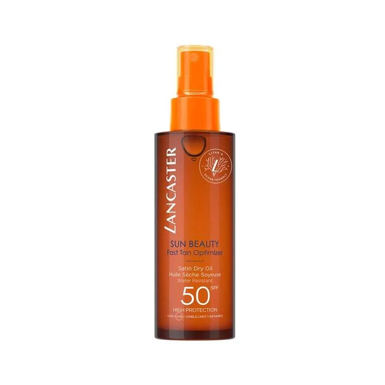Lancaster Sun Beauty Fast Tan Optimizer Satin Dry Oil SPF 50 Endast denna vecka