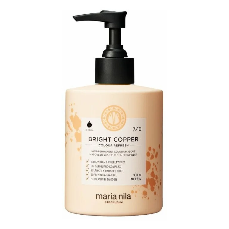 Maria Nila Colour Refresh Färgmask Bright Copper Bästa pris