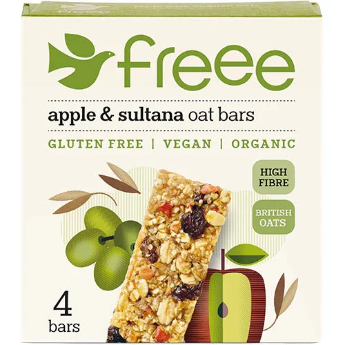 Glutenfri Havrebar med Äpple & Sultanas EKO från Organic Kampanj