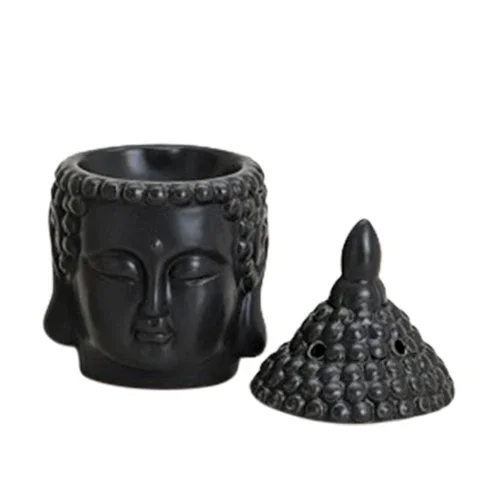 Populärt val Doftlampe Buddha Svart