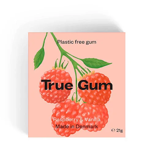 Rabatt Tuggummi Raspberry & Vanilla