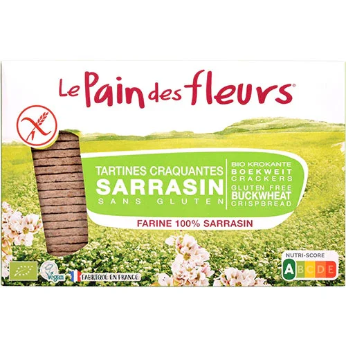 Le Pain De Fleurs Knäckebröd Bovete Glutenfritt Eko Handla nu