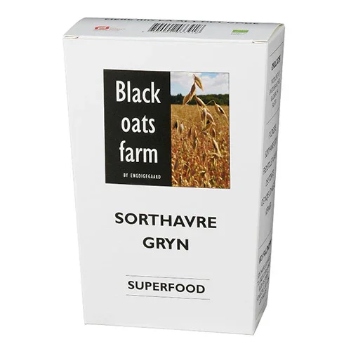 Blackoatsfarm Glutenfri Havregryn Svart, Grovvalsade EKO Fri frakt