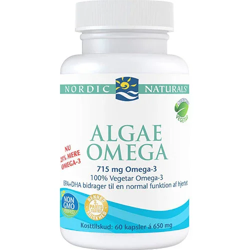 Extra rabatt Algae Omega 3 | 60 kapslar