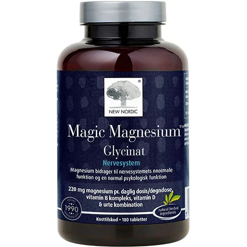 Magic Magnesium Glycinat | 180 TAB I lager