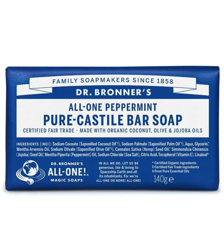 Trygg betalning Peppermint Bar Soap 140 gr