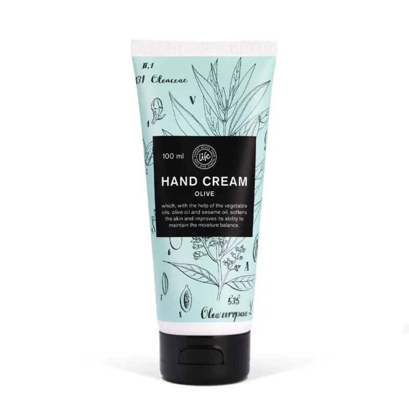 Life Olive Hand Cream Natural 100ml Rabatt