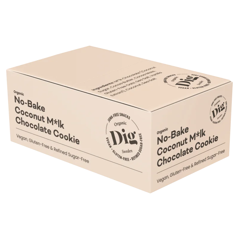 Dig Box Coconut Chocolate Cookie 1 Låd Snabb leverans