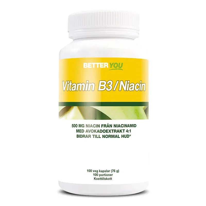 Köp online Vitamin B3, Niacin 100 kapslar
