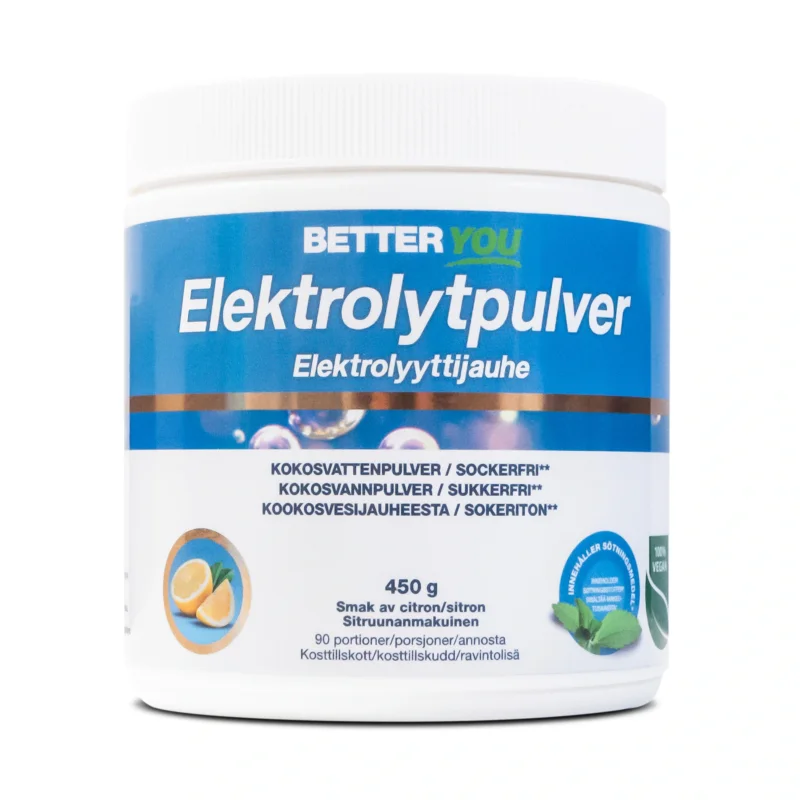 Begränsad tid Elektrolytpulver 450g Citron