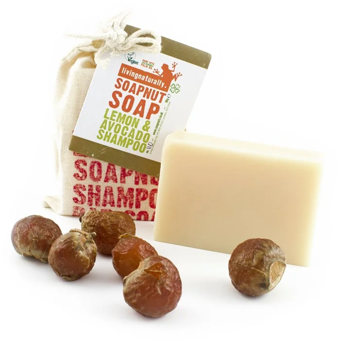 Lemon & Avocado Soapnut Shampoo Bar, 90 g Outlet