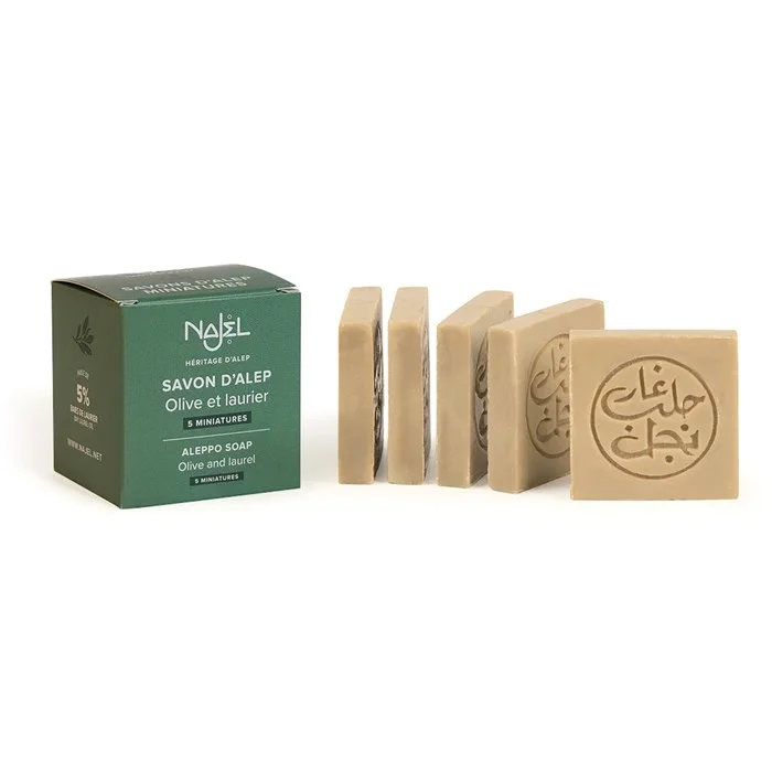 Snabb frakt Aleppotvål Mini, 5 x 20 g
