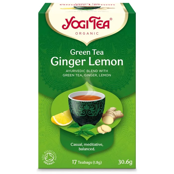 Green Tea Ginger Lemon, 17 påsar Expressleverans