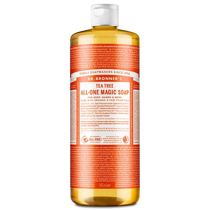 Organic Pure-Castile Liquid Soap Tea Tree Kampanjpris