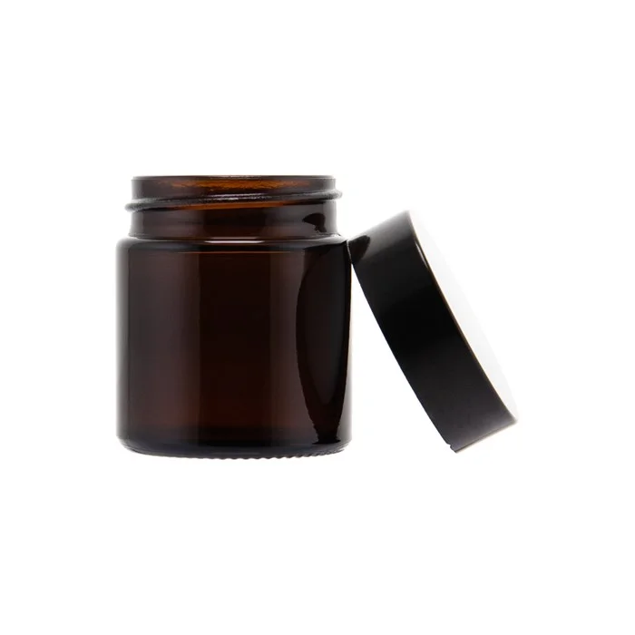 Endast denna vecka Glasburk med lock - Brun, 30 ml