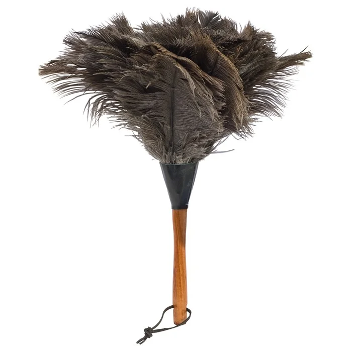 I lager Dammvippa Strutsfjädrar, 35 cm