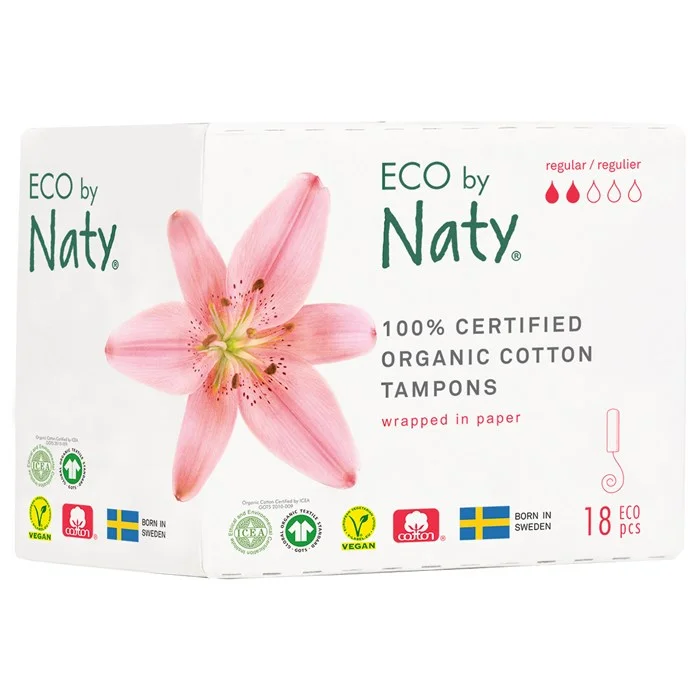 Ekologiska Tamponger normal, 18 st Snabb leverans