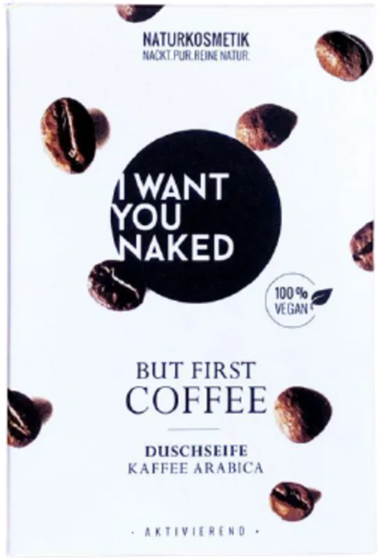 Begränsad tid I WANT YOU NAKED But First, Coffee Natural Soap, 100 g