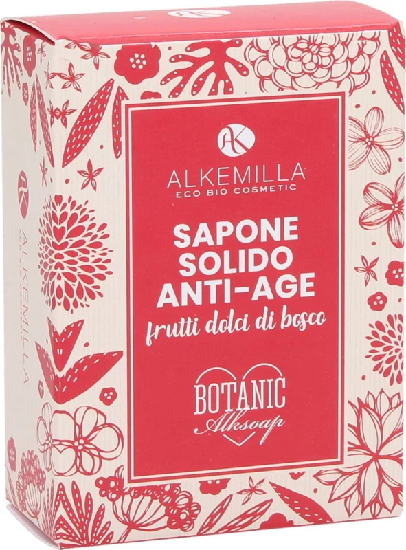 Alkemilla Eco Bio Cosmetic Söta skogsfrukter anti-aging tvål, 100 g Nyhet