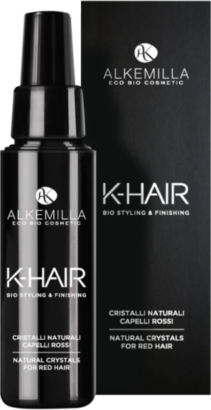 Alkemilla Eco Bio Cosmetic K-HAIR naturlig finish med flytande kristaller, Röd (50 ml) Populär