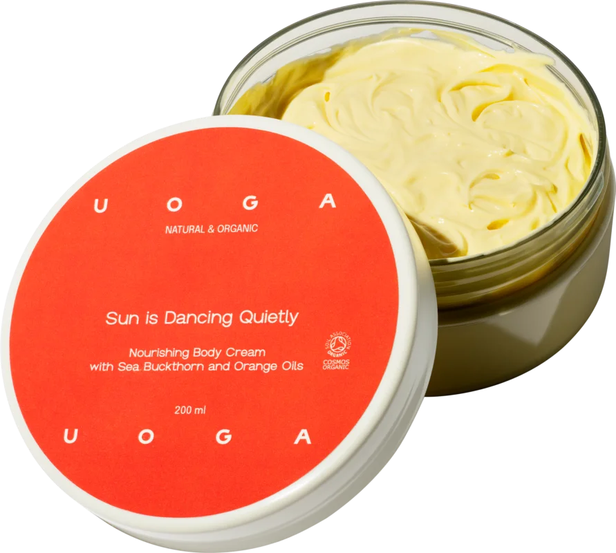 UOGA UOGA Body Cream "Sun is dancing quitely" - kroppskräm, 200 ml Rabatter