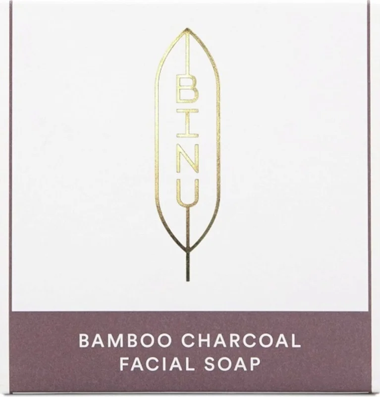 Bästa pris BINU Bamboo Charcoal Facial Soap - ansiktstvål med bambukol, 100 g