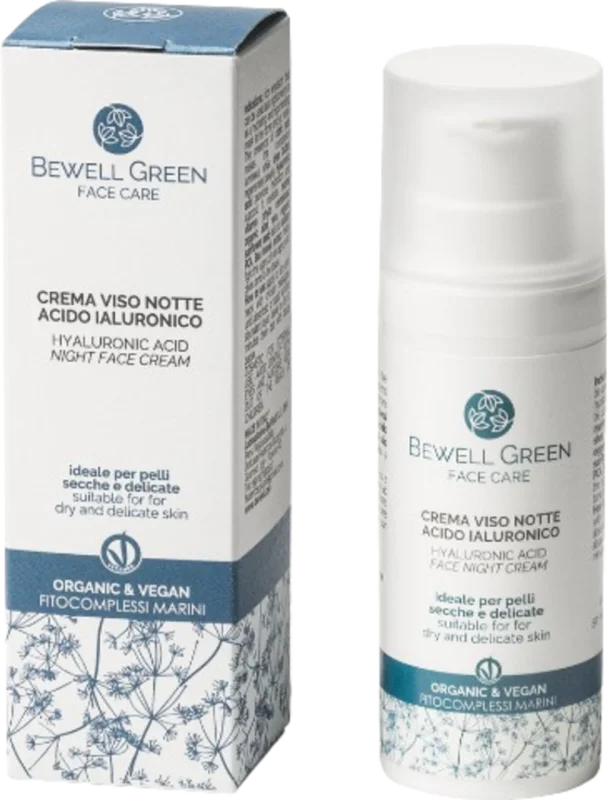 Lågt pris BeWell Green Seaweed & Hyaluronic Acid Night Cream - nattkräm, 50 ml