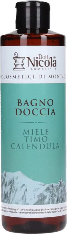 Dott.Nicola Farmacista Duschgel Honung, Timjan & Kalendula, 500 ml Begränsat erbjudande