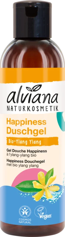 alviana Naturkosmetik Happiness Duschgel Ekologisk Ylang Ylang, 250 ml Nedsatt pris
