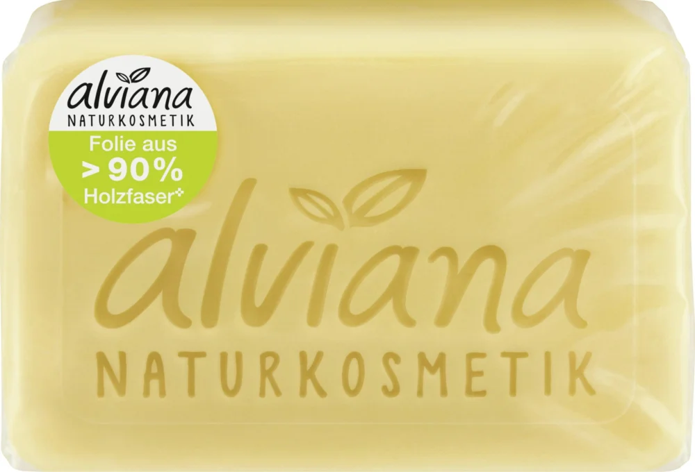 Sänkt pris alviana Naturkosmetik Växtolje-tvål Mjölk & Honung, 100 g
