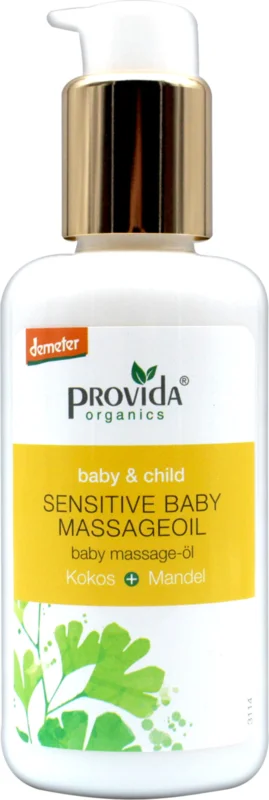 I lager Provida Organics Sensitive baby massage oil, 100 ml