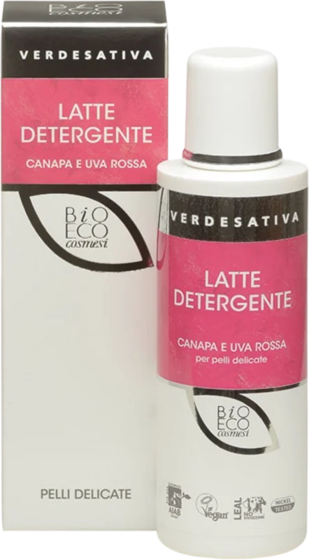 Verdesativa Rengöringsmjölk hampa och röd druva, 200 ml Billigare