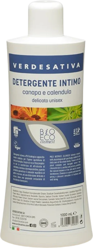 Kampanj Verdesativa Intimrengöring hampa och kalendula, 250 ml