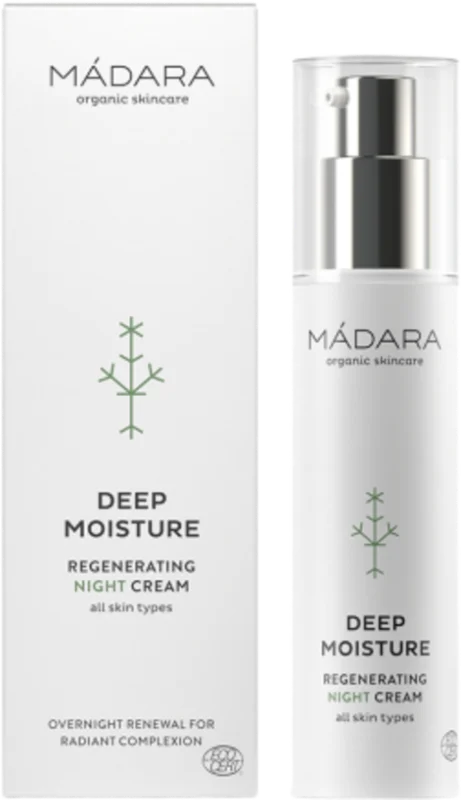 Expressleverans MÁDARA Organic Skincare Deep Moisture Regenerating Night Cream, 50 ml