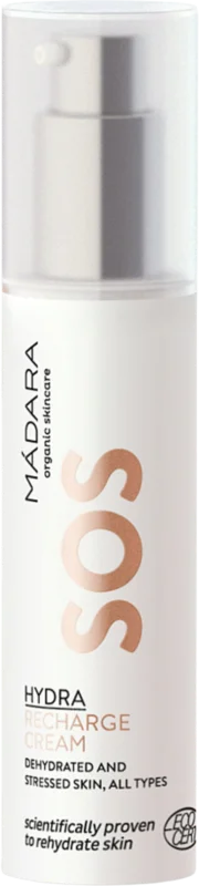 Fri frakt MÁDARA Organic Skincare SOS Hydra Recharge Cream - ansiktskräm, 50 ml