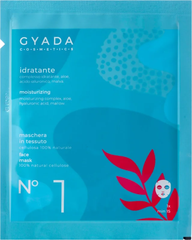 Expressleverans GYADA Cosmetics Fuktighetsgivande tygmask No.1, 15 ml
