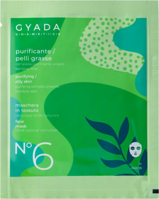 Kampanj GYADA Cosmetics Rengörande Sheet Mask Nr. 6, 15 ml