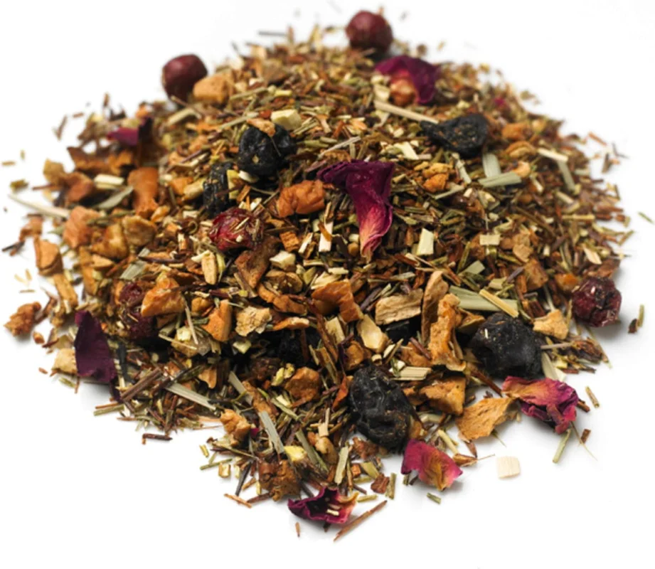 Kampanj Demmers Teehaus Rooibos grønn tranebær acerola, 100 g