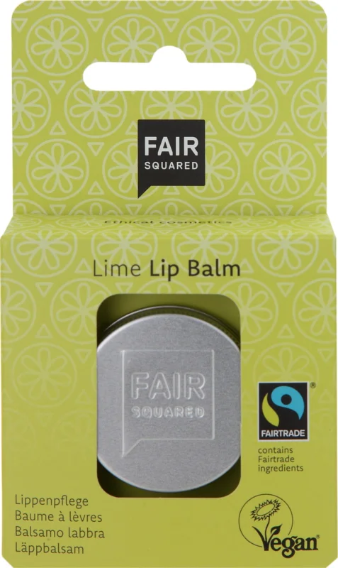 Sista chansen FAIR SQUARED Lip Balm Lime Fresh, 12 g