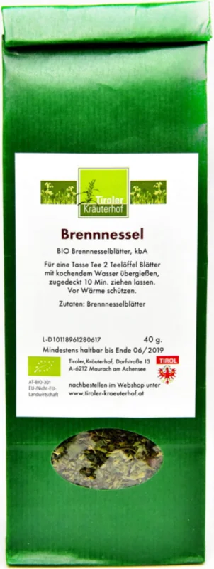 Erbjudandepris Tiroler Kräuterhof Ekologiskt Te Brännässla, 40 g
