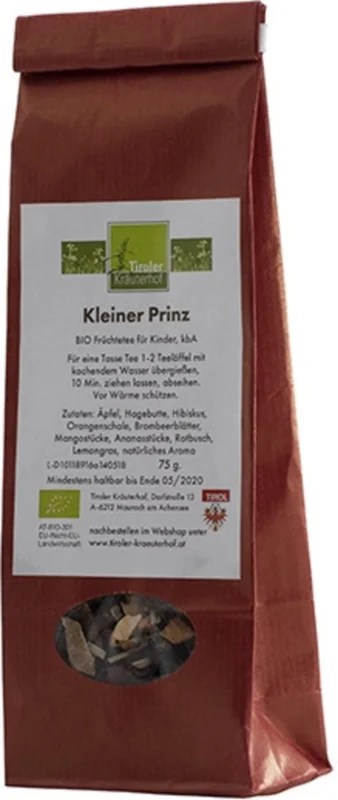 Erbjudandepris Tiroler Kräuterhof Lille Prinsen Ekologiskt Fruktte, 100 g