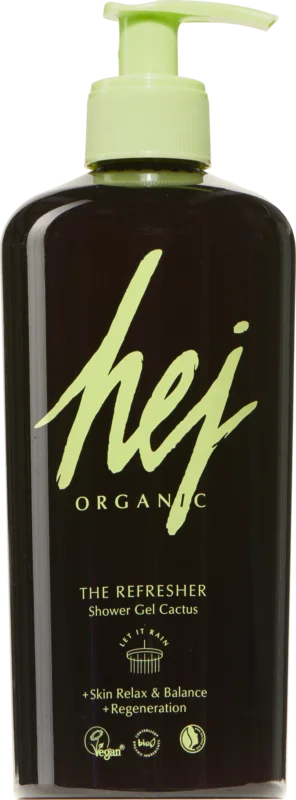 hej Organic The Refresher Shower Gel Cactus, 500 ml Begränsat erbjudande