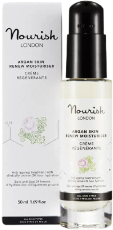 Lägg i varukorgen Nourish London Argan Skin Renew Moisturiser, 50 ml