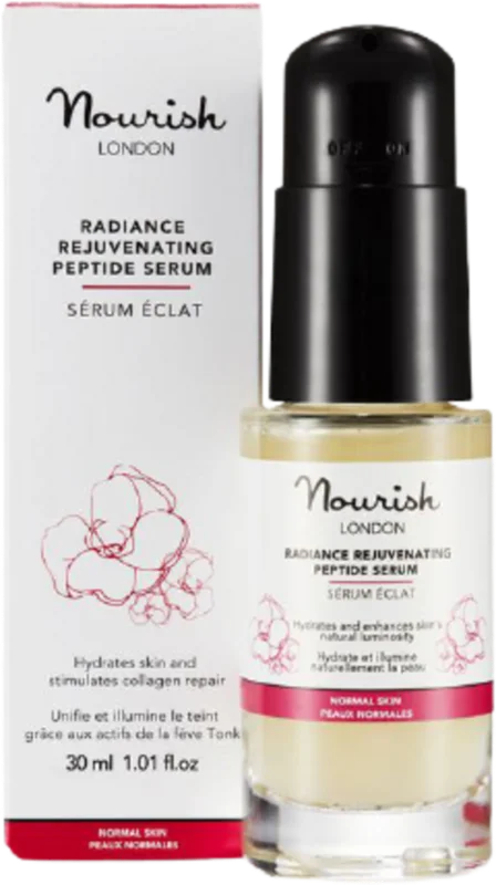 Nourish London Radiance Rejuvenating Peptide Serum, 30 ml Snabb leverans