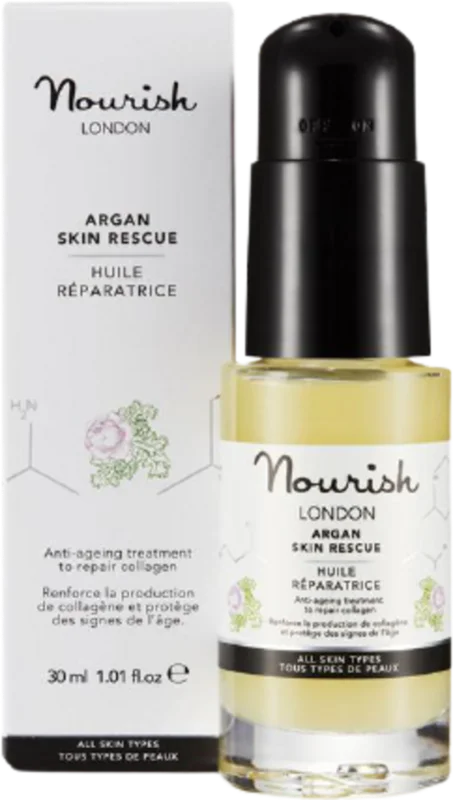Nourish London Argan Skin Rescue Oil, 30 ml Extra rabatt
