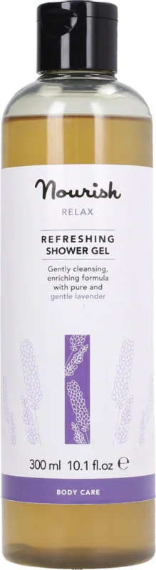 Nourish London Relax Refreshing Shower Gel, 300 ml Säker betalning