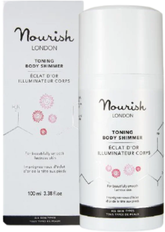 Nedsatt pris Nourish London Toning Body Shimmer, 100 ml