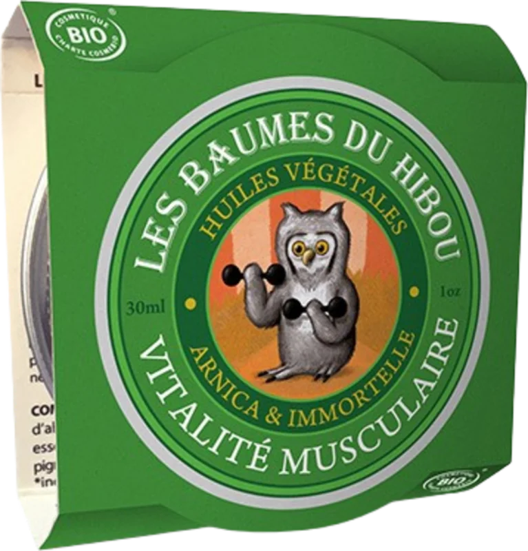Populär LES BAUMES DU HIBOU "Vitalité Musculaire" Balsam Muskelvitalität, 30 ml
